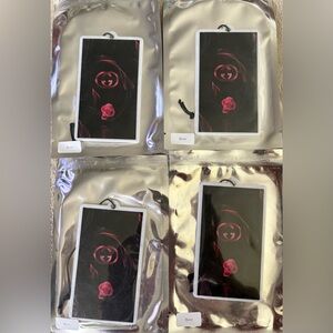 4 Stylish GG Black and Pink Air Fresheners, NEW!